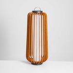 Vakker Portable LED Lantern in Teak and Metal for Outdoor Living
