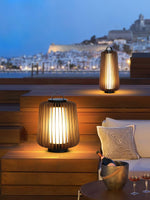 Vakker Portable LED Lantern in Teak and Metal for Outdoor Living