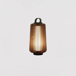 Vakker Portable LED Lantern in Teak and Metal for Outdoor Living