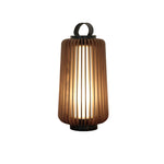 Vakker Portable LED Lantern in Teak and Metal for Outdoor Living