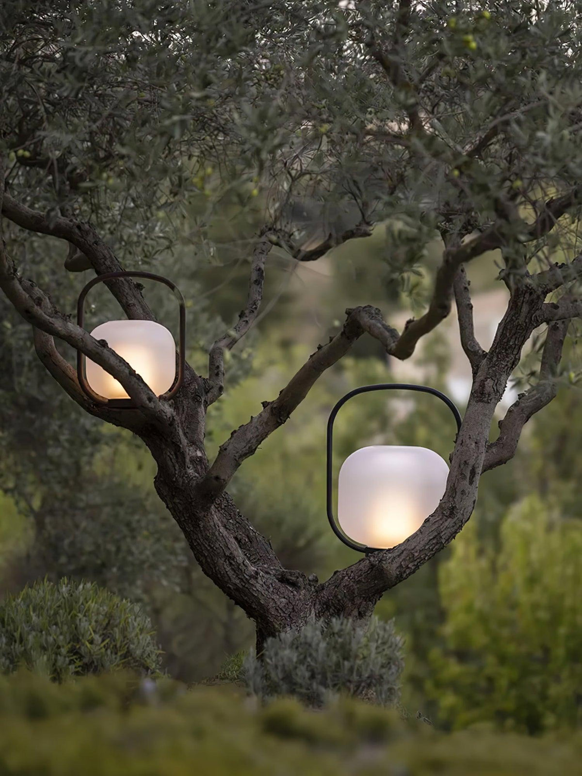 Portable Lantern Outdoor Table Lamp With Solar Panel