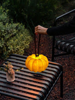Portable Pumpkin Built In Battery Table Lamp