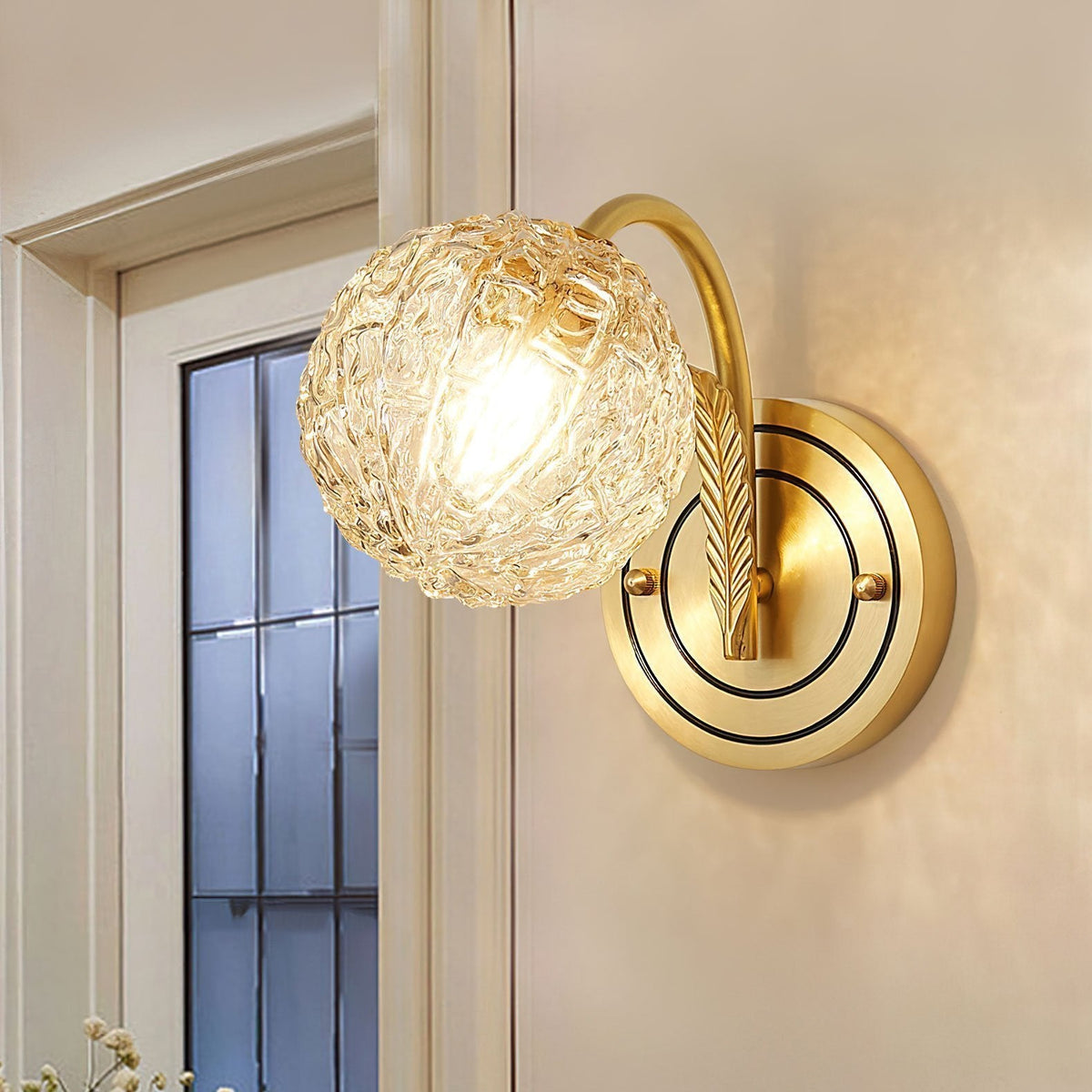 Postmodern Ball Shaped Wall Lamp