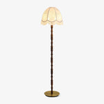 Printed Tassel Floor Lamp