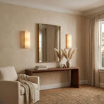Prism Alabaster LED Wall Sconce – Modern Sculptural Lighting for Bedroom, Hallway & Living Room