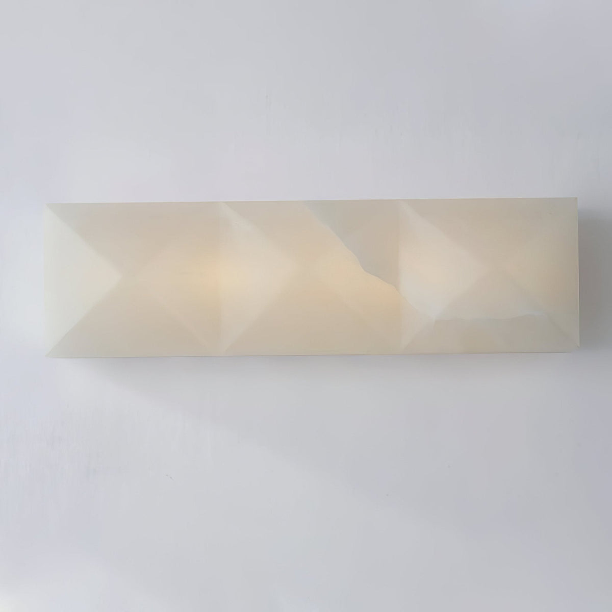 Prism Alabaster LED Wall Sconce – Modern Sculptural Lighting for Bedroom, Hallway & Living Room
