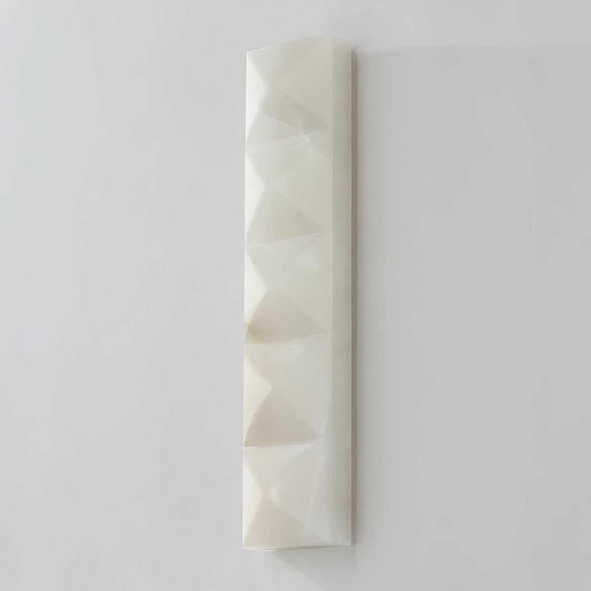 Prism Alabaster LED Wall Sconce – Modern Sculptural Lighting for Bedroom, Hallway & Living Room
