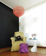 Prism Pink Glass Chandelier | Modern Designer Pendant Light