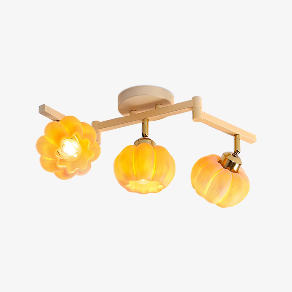 Pumpkin Multi Head Ceiling Lamp