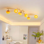 Pumpkin Multi Head Ceiling Lamp