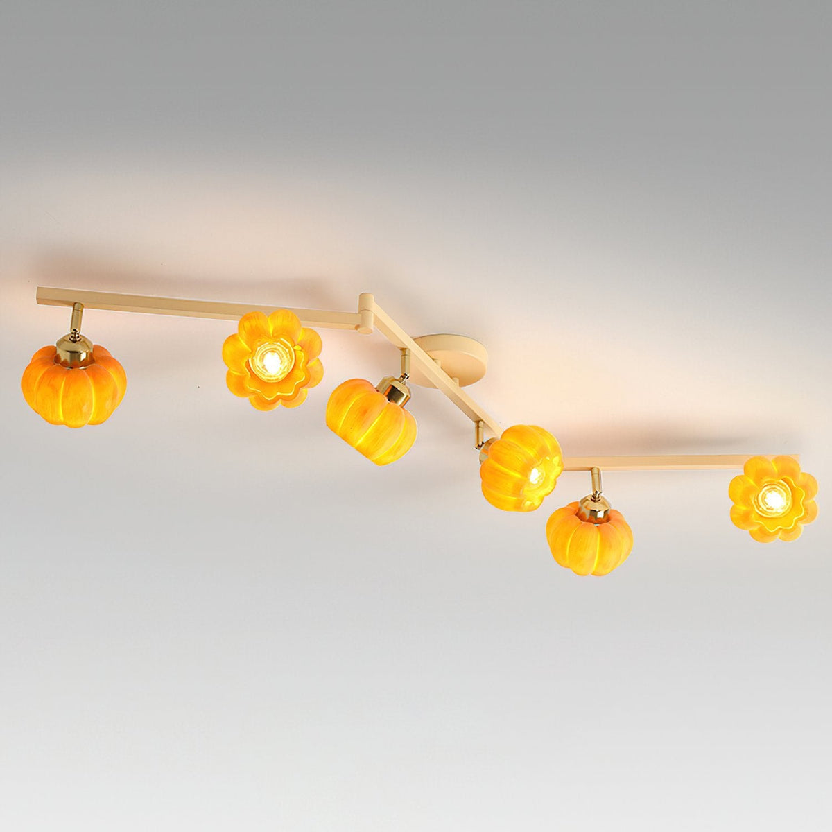 Pumpkin Multi Head Ceiling Lamp