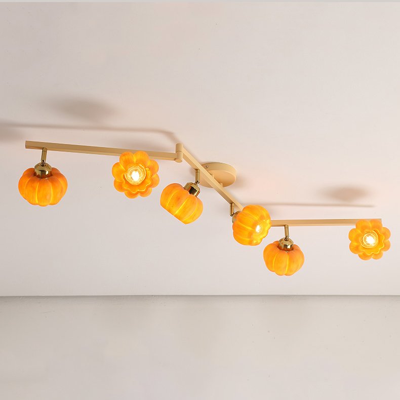 Pumpkin Multi Head Ceiling Lamp