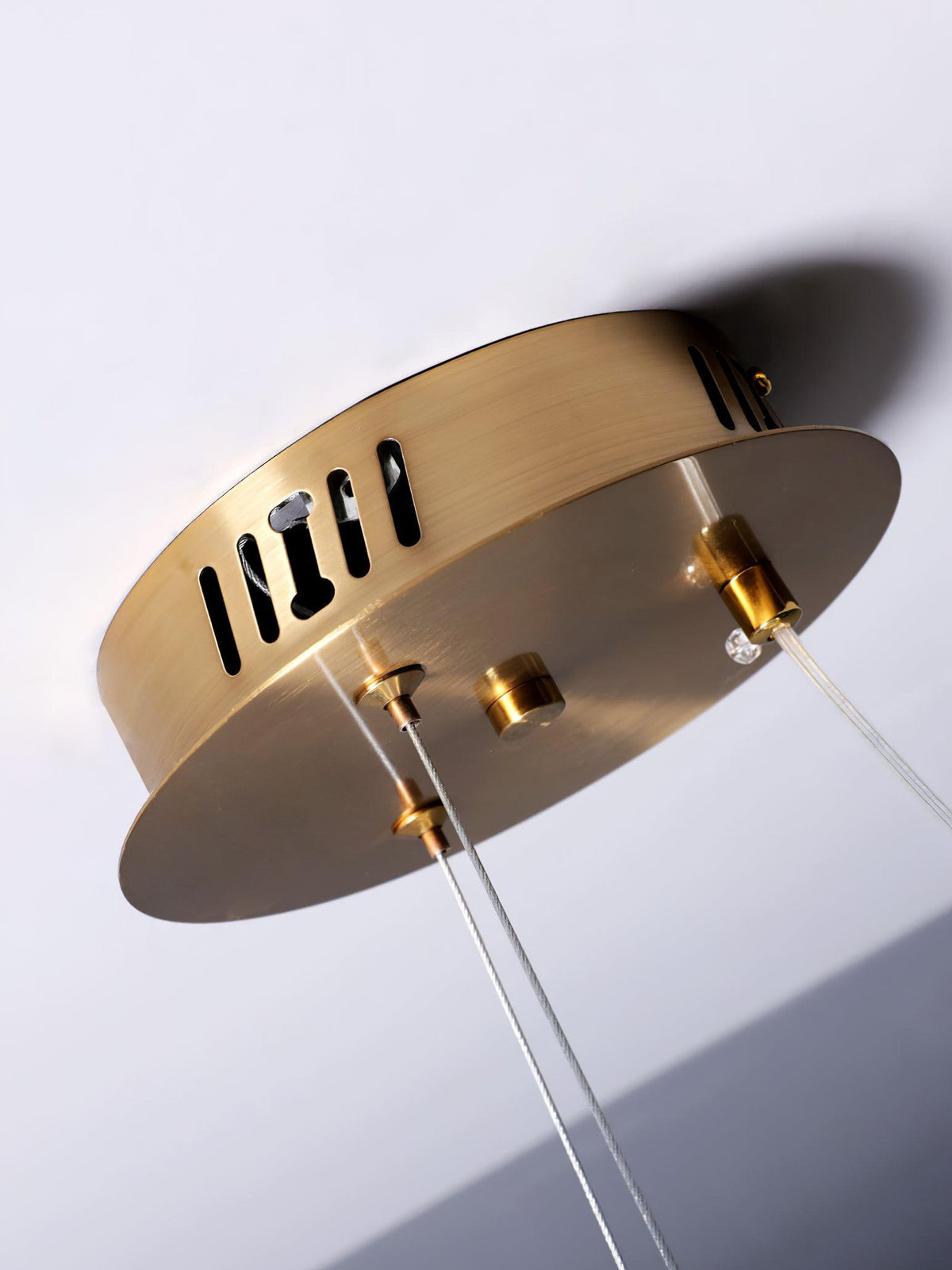 Puppet LED Chandelier in Gold and Clear Glass – Modern Luxury Pendant