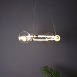 Puppet LED Chandelier in Gold and Clear Glass – Modern Luxury Pendant