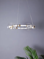 Puppet LED Chandelier in Gold and Clear Glass – Modern Luxury Pendant