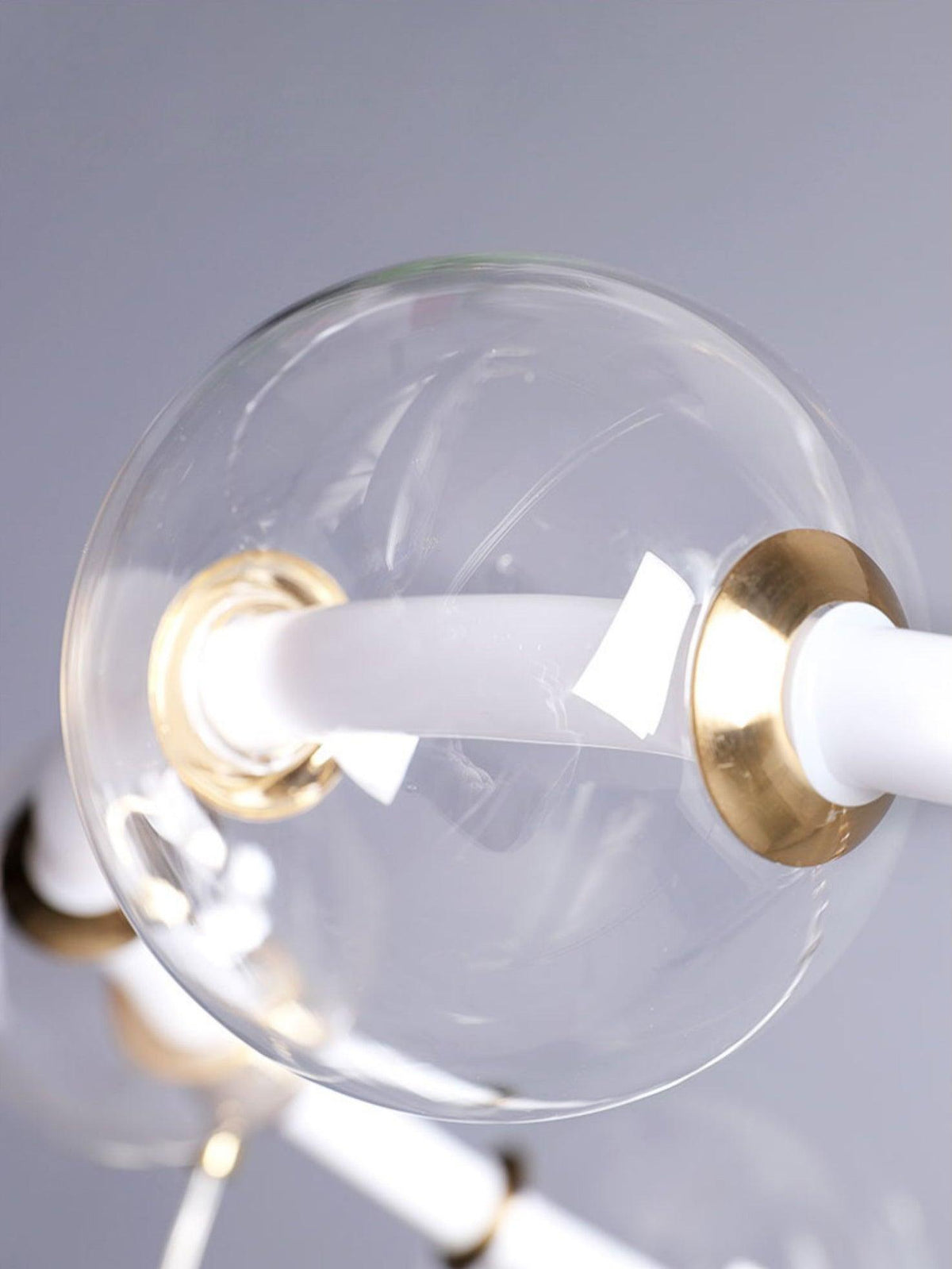 Puppet LED Chandelier in Gold and Clear Glass – Modern Luxury Pendant