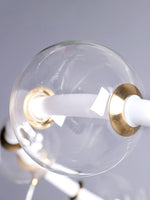 Puppet LED Chandelier in Gold and Clear Glass – Modern Luxury Pendant