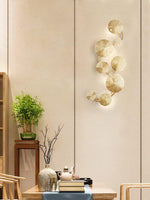 Pure Copper Lotus Leaf Wall Sconce