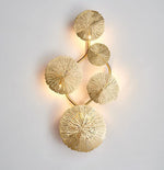 Pure Copper Lotus Leaf Wall Sconce