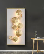 Pure Copper Lotus Leaf Wall Sconce