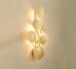 Pure Copper Lotus Leaf Wall Sconce