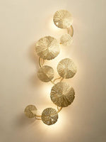 Pure Copper Lotus Leaf Wall Sconce