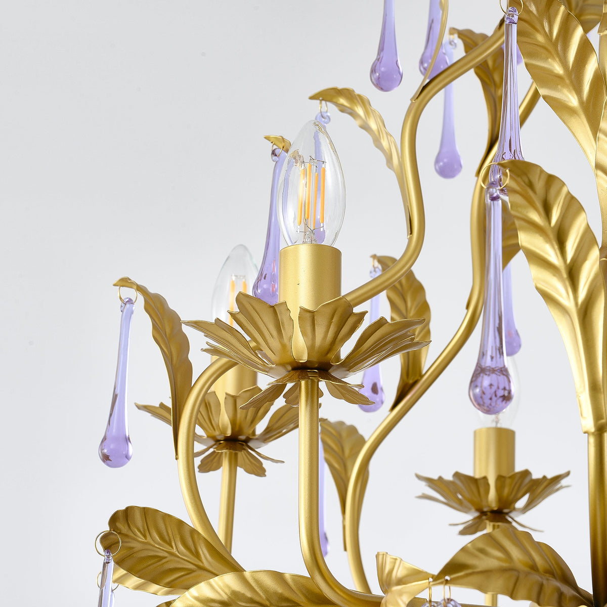 purple-glass-birdcage-chandelier