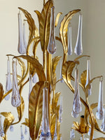 purple-glass-birdcage-chandelier