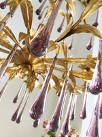 purple-glass-birdcage-chandelier