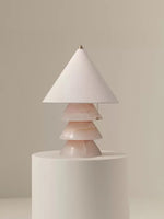 Pyralis Onyx Table Lamp – Sculptural Natural Stone Illumination