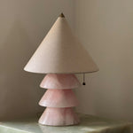 Pyralis Onyx Table Lamp – Sculptural Natural Stone Illumination
