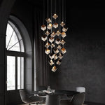 Pyrite chandelier
