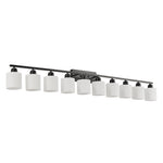 Modern Minimalist Vanity Light for Bathroom Mirror with Glass Shades