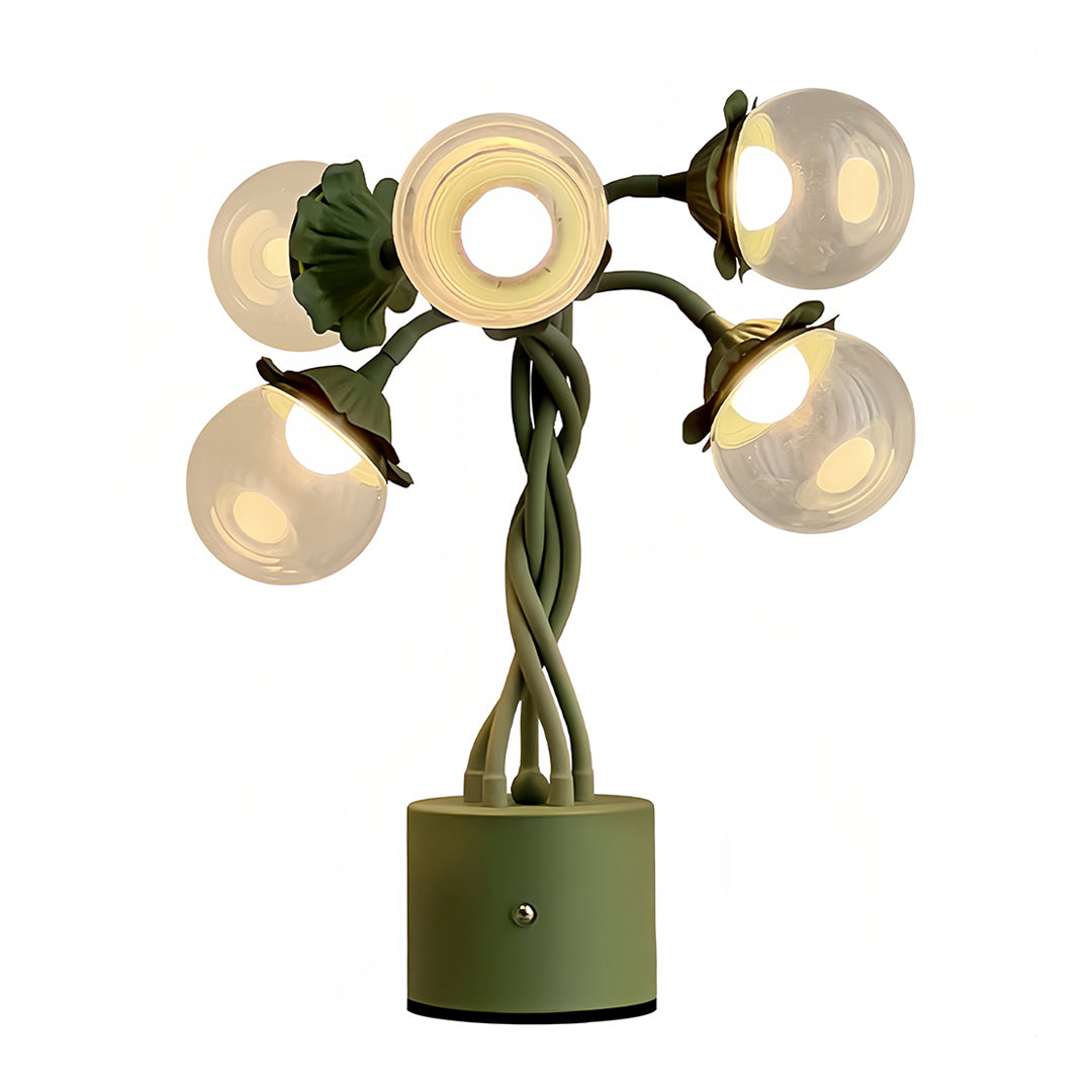 Bubble Table Lamp with Adjustable Stems – French Country LED Accent Light