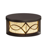 Round Outdoor Pillar Lights Waterproof Aluminum LED Post Light