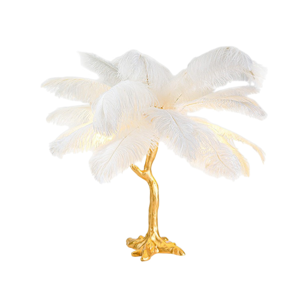 Aurelia Feather Floor Lamp – Nordic Designer Standing Light