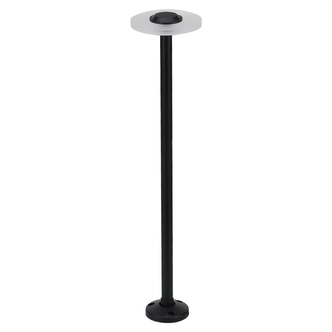 Minimalist Outdoor Bollard Light with Weatherproof LED Landscape Illumination
