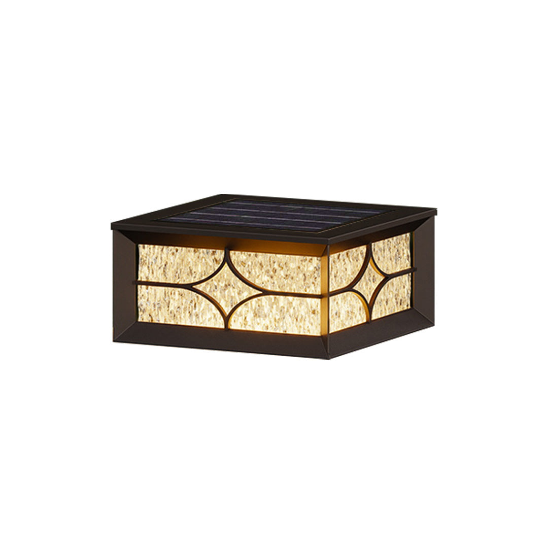 Aria Outdoor Pillar Light – Modern Aluminum Fence Post Lantern
