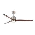 Aurelia LED Ceiling Fan with Light — Contemporary Wood-Blade Design