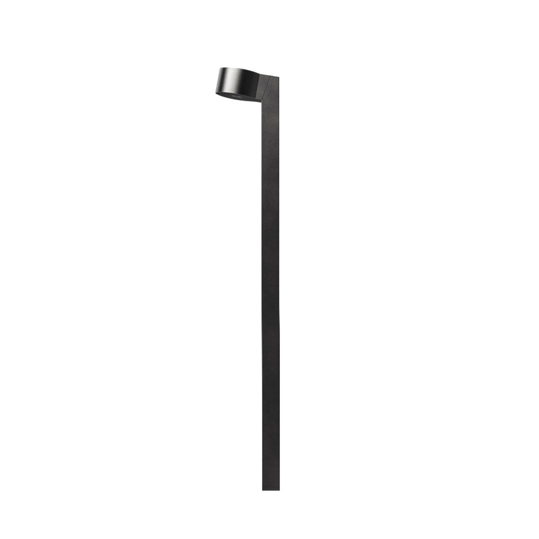 Modern LED Landscape Path Light in Black Stainless Steel for Outdoor Walkways
