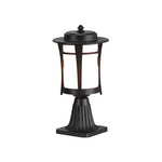 Modern Pillar Lights for Gate – Minimalist Outdoor Post Lighting in Black