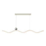 Wave Linear LED Pendant Light – Modern Aluminum Suspension Lamp