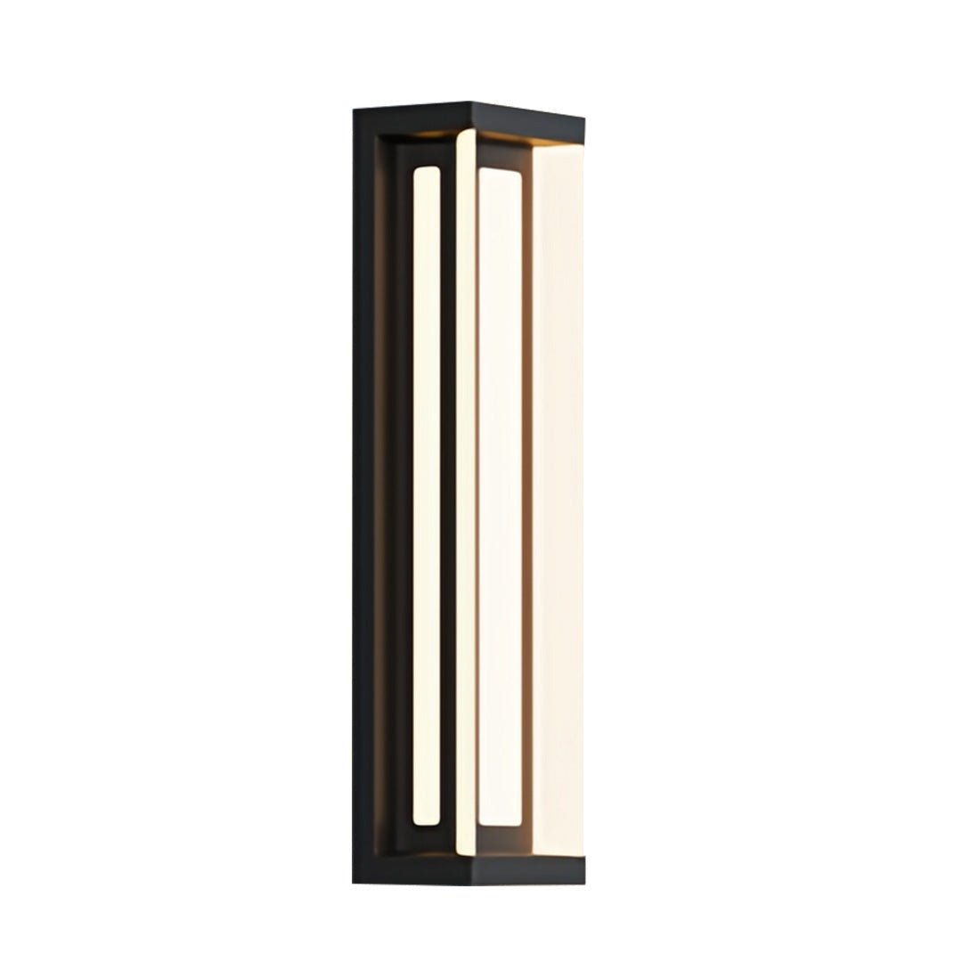 Linear Outdoor Wall Light in Stainless Steel, Modern Minimalist Waterproof Sconce