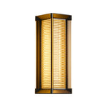 Modern Outdoor Wall Sconce with Ribbed or Frosted Glass, IP55 Waterproof