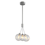 Aurelia Bubble Chandelier in Solid Copper, Modern Minimalist Ceiling Light