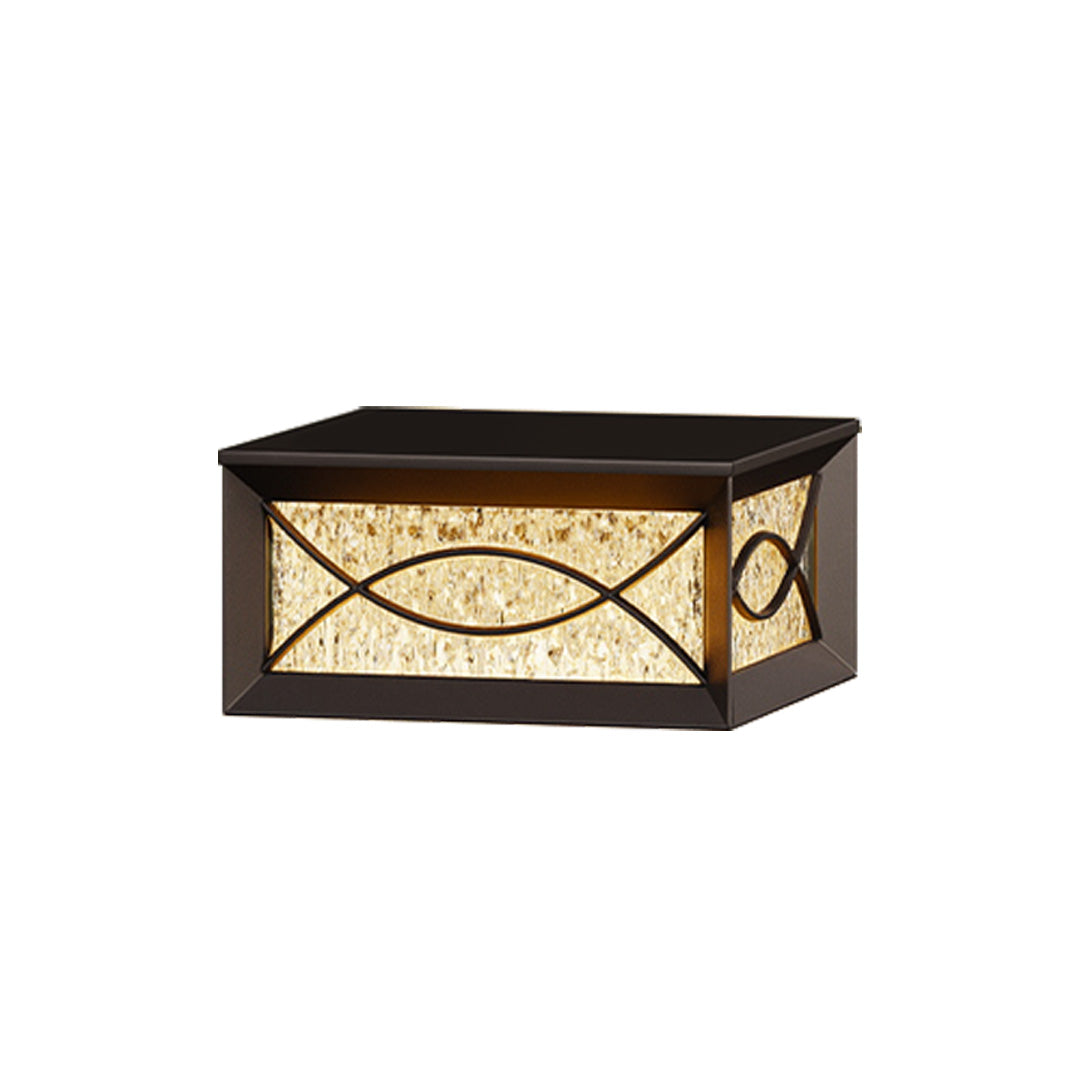 Aria Outdoor Pillar Light – Modern Aluminum Fence Post Lantern