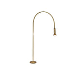 Modern LED Garden Path Lights in Gold Aluminum for Outdoor Landscapes