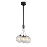 Aurelia Bubble Chandelier in Solid Copper, Modern Minimalist Ceiling Light