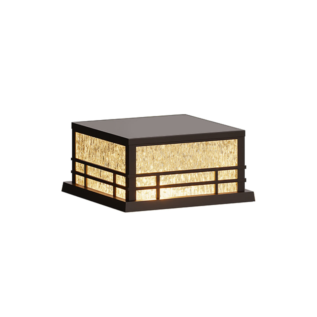 Modern Outdoor Pillar Lamp for Courtyard and Fence Lighting