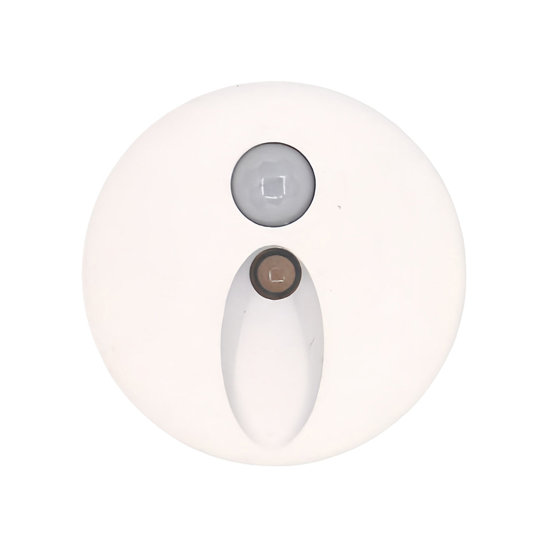 Round Flush Mount LED Step Light with Motion Sensor for Modern Staircases